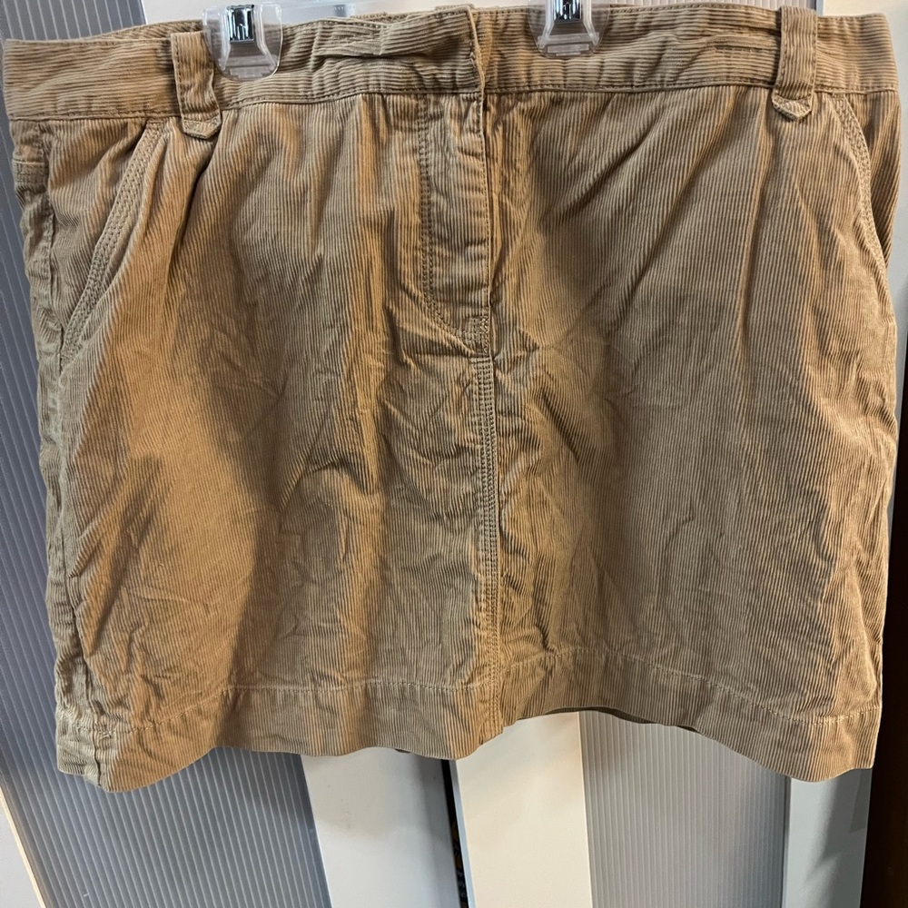 J Crew corduroy mini skirt